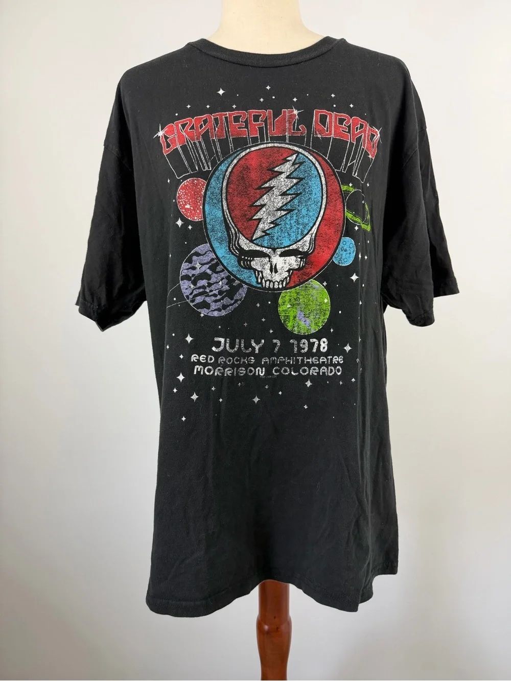 Ripple Junction Grateful Dead Red Rocks Amphitheatre July 7 1978 T-Shirt 2008